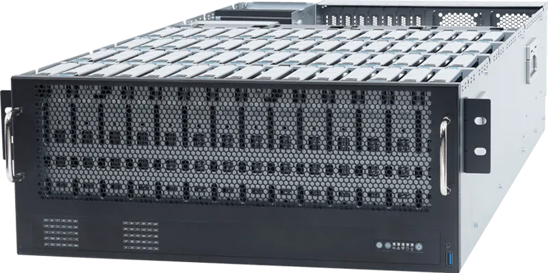 4U UP 60-Bay SATA/SAS with Expander + 6-Bay Gen5 NVMe + 2-Bay SATA