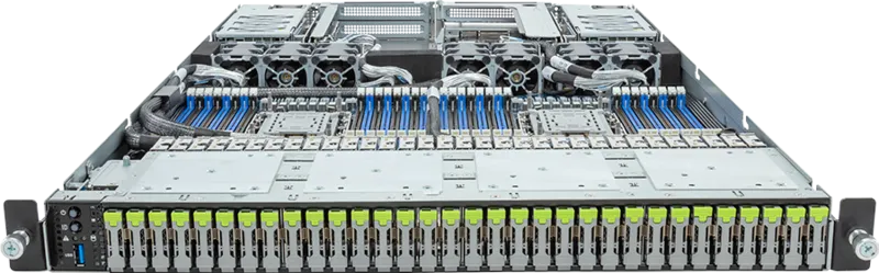 Storage Server - 5th/4th Gen Intel® Xeon® Scalable - 1U DP 32-Bay E1.S NVMe 1600 W